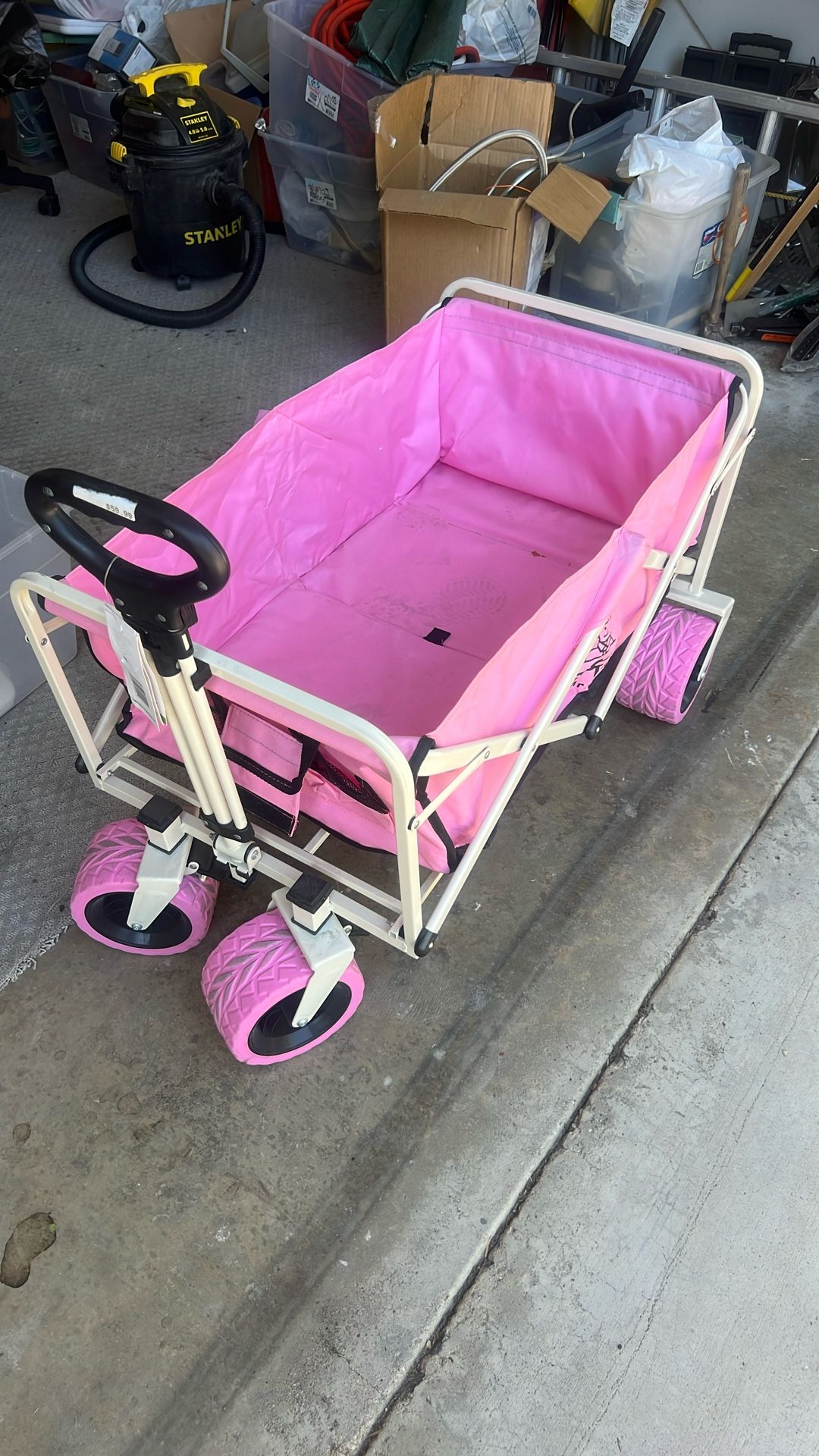 Pink wagon