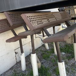 Outdoor Rubber Dipped Benches - $200 EACH