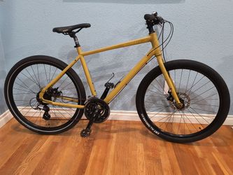 27.5" Kona Dew P2 8 speed mountain bike with Large aluminum frame and Shimano parts