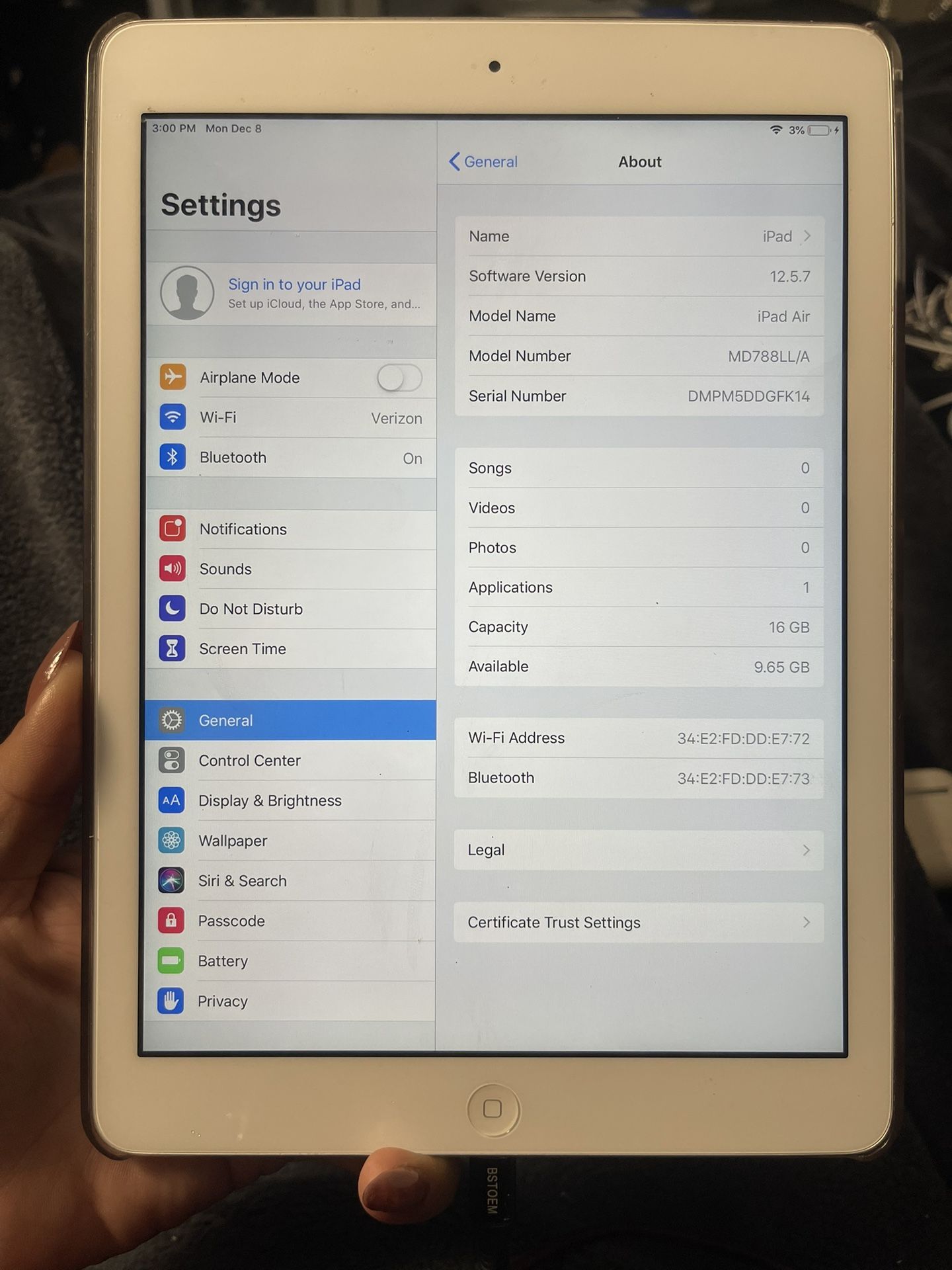 iPad Air 1