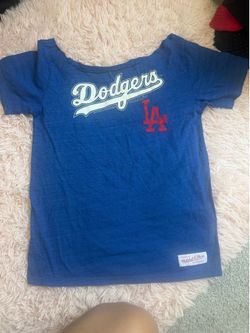 Dodgers cut off shirt medium