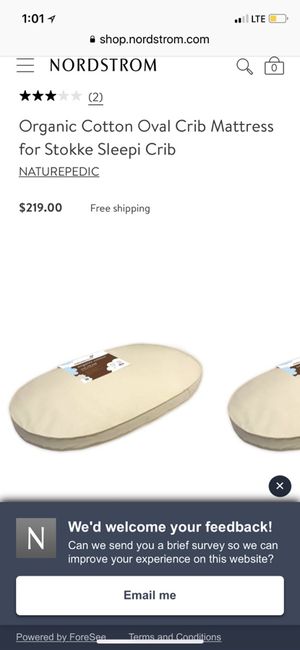 Organic Oval Crib Mattress For Stokke Sleepi Crib For Sale In