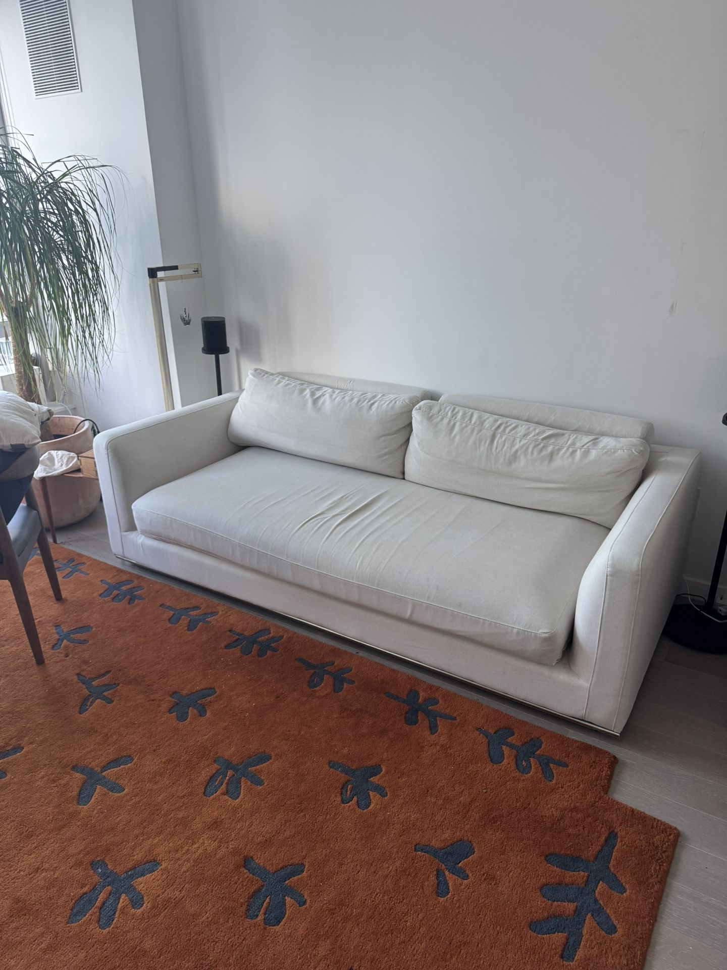 Rove Concepts Milo Sleeper Sofa 88” (Cream Color)