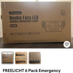 Freelicht Double Face Emergency Combo Exit Sign Led