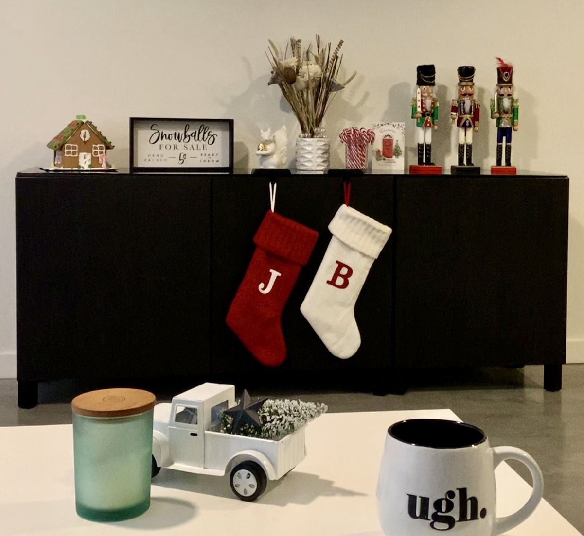 TV Stand With Cabinets And Shelves And Glass Top Black New Beautiful 70Lx30Hx161/2D