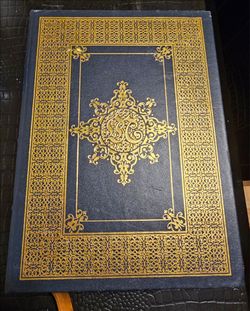 Webster Dictionary with Gold trim