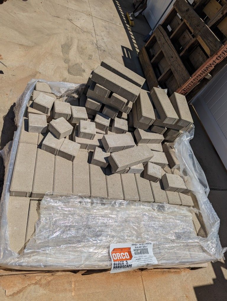 ORCO Solar Grey Pavers 4x12