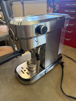 Brewsly 15 Bar Stainless Steel Espresso Machine
