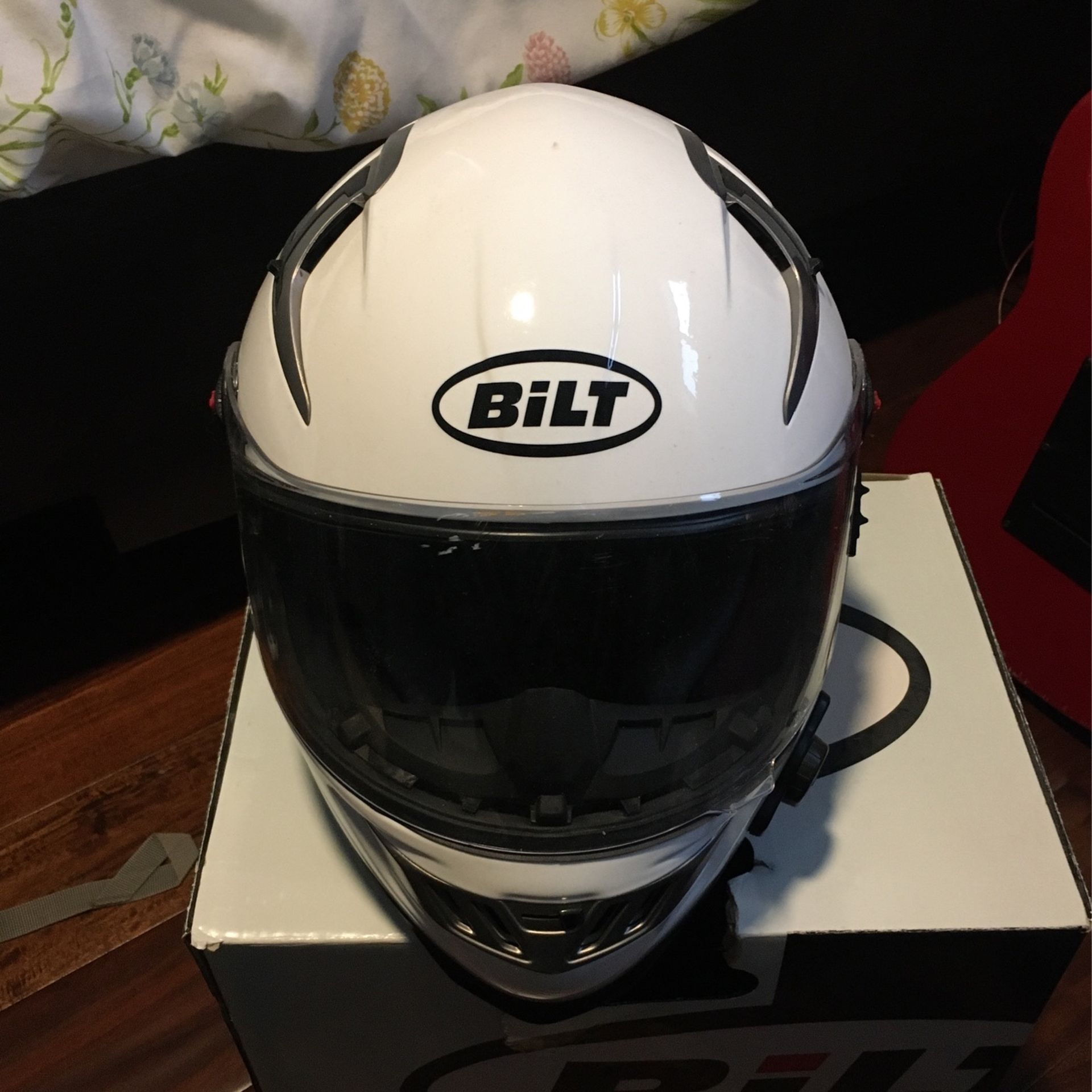 Bilt Motorcycle Helmet, Used For 1 Season, Medium