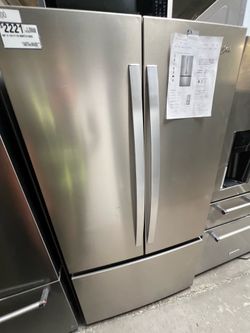 Whirlpool French dr fridge stainless steel 30cf