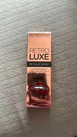 Revolution retro luxe metallic lip kit