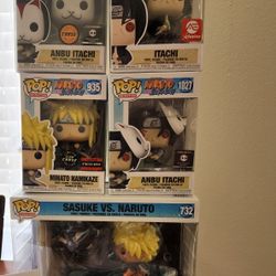 Naruto Funko Pops Itachi Minato Sasuke