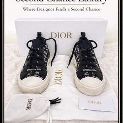 Christian Dior Walk’n’Dior Oblique Sneakers Size 37.5 (Women’s 7–7.5)