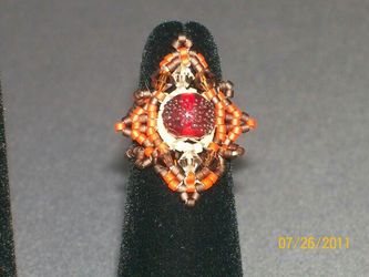 Handwoven Beaded Ring