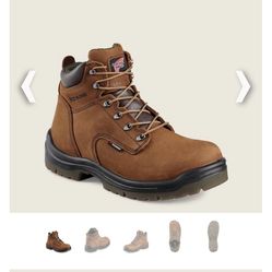 SIZE 8 RED WING BRAND NEW BOOTS SAFETY TOE 