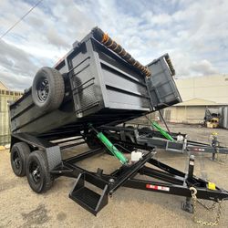Dump Trailer 8x10x4