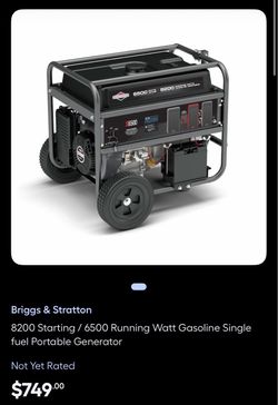 Briggs & Stratton 6500-Watt Generator