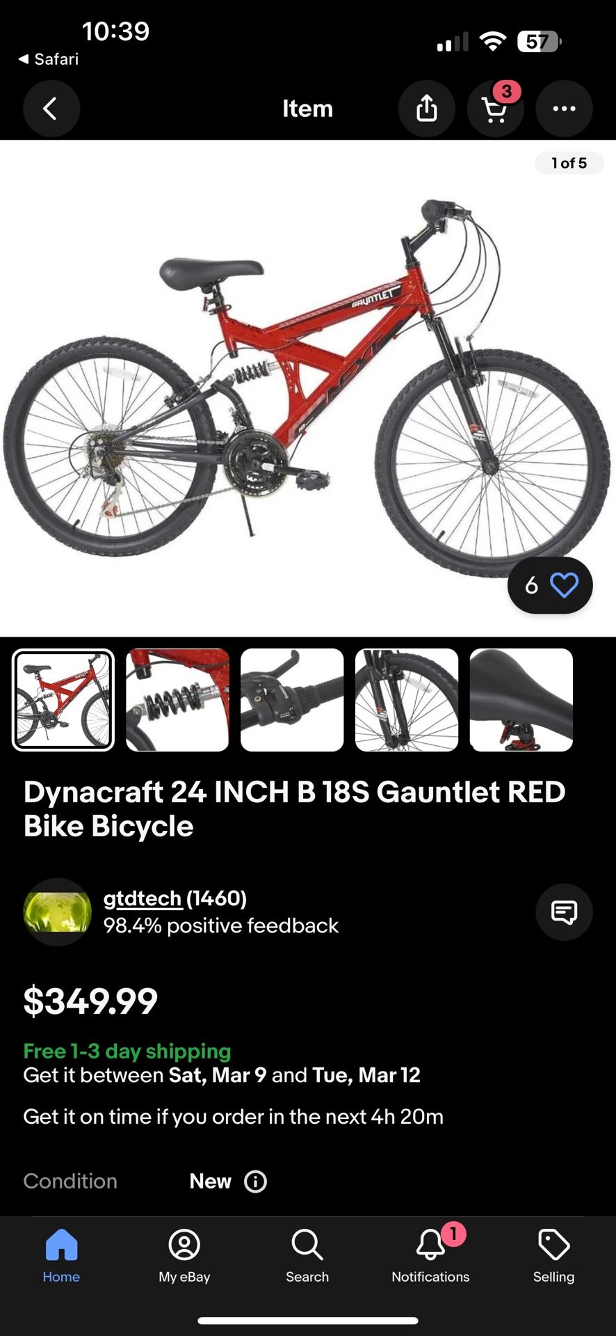 Dynacraft 24 INCH B 18S Gauntlet RED Bike Bicycle for Sale in Glendale AZ OfferUp