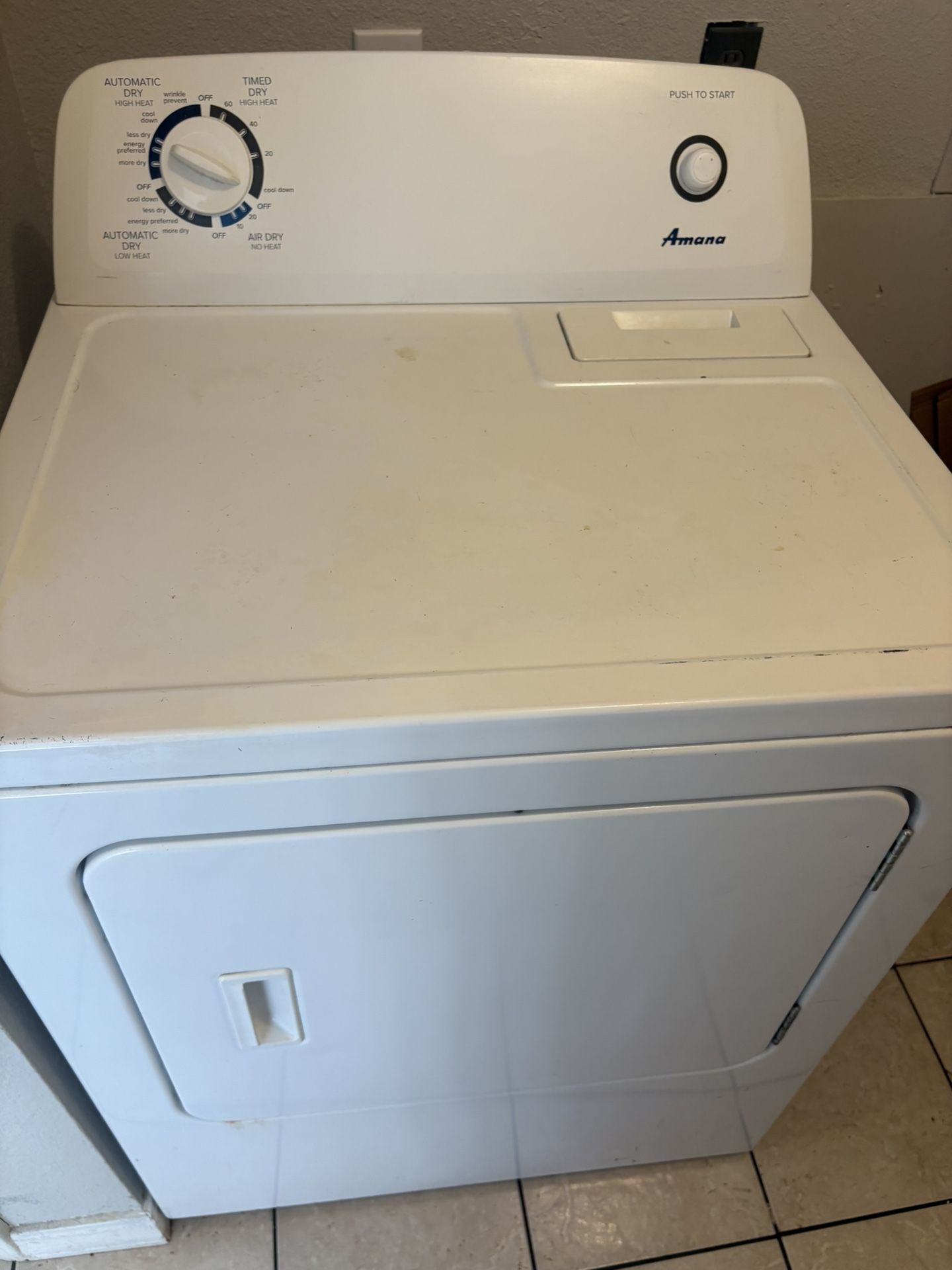 Amana dryer