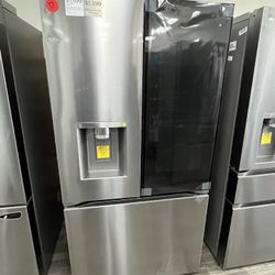 Only $1399 (Was $1599)! Limited Time Offer! LG FRENCH DOOR Refrigerator w/ Door in Door InstaView, 36”W 