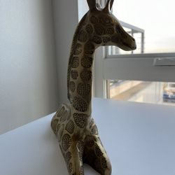 Bronze Vintage Giraffe Made In Korea 