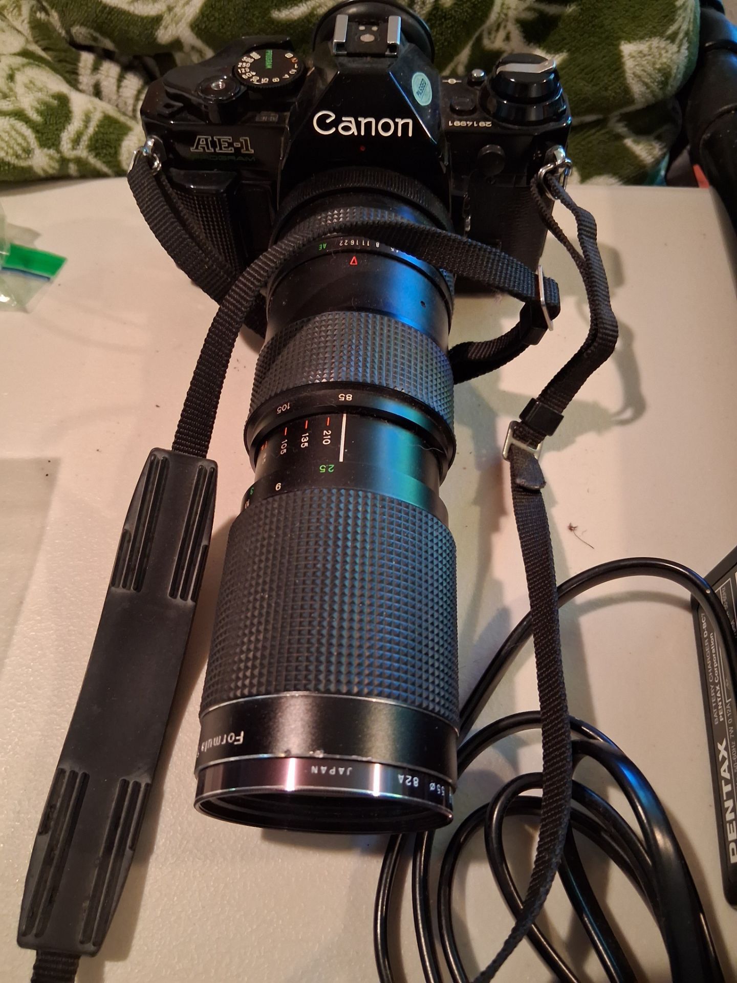 Canon AE-1 and accessories