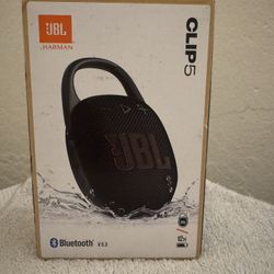 JBL Clip 5 Portable Bluetooth Waterproof Speaker