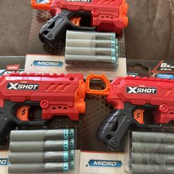 New set of 3 new zuru xshots 
