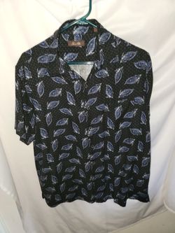 Used Men's Tasso Elba Silk Shirt