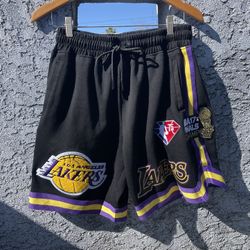 NBA LA LAKERS BLACK SHORTS 
