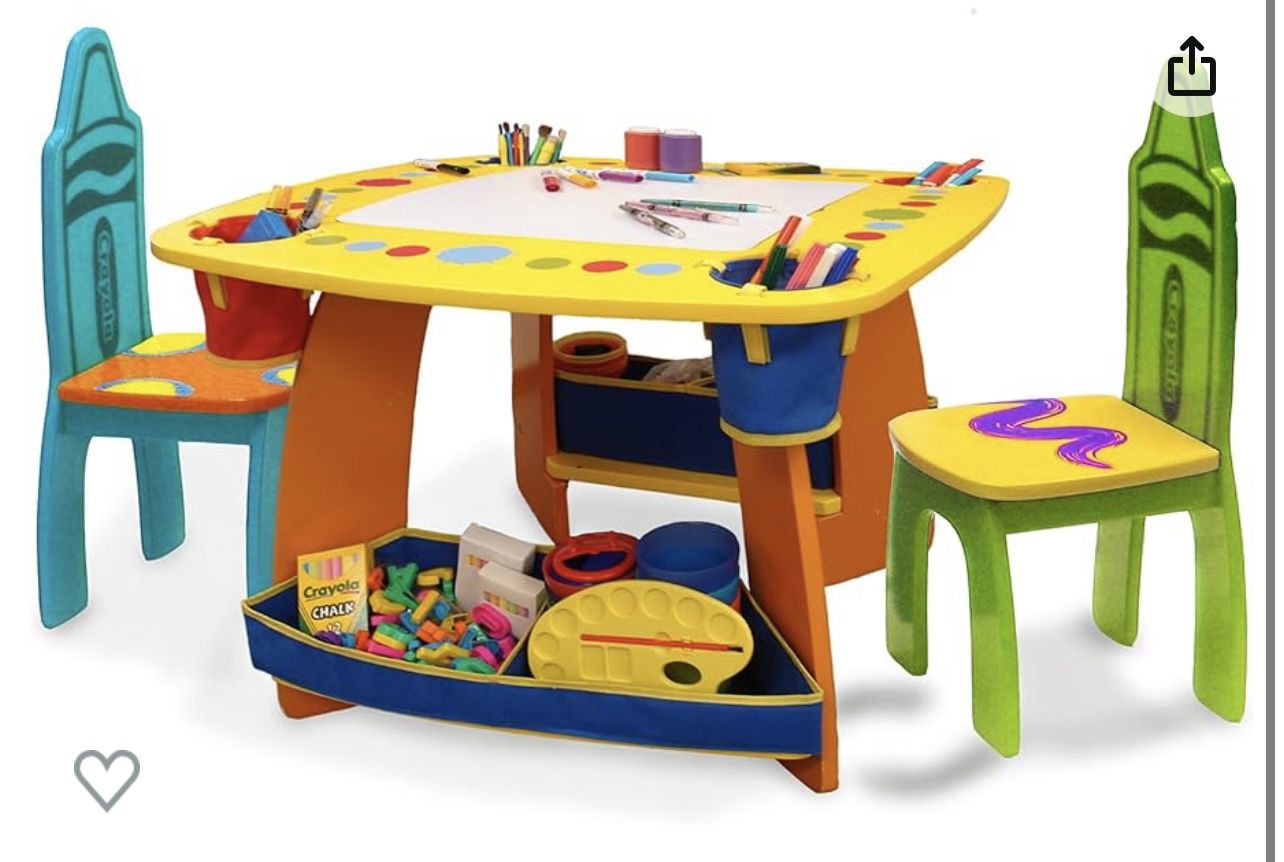 BRAND NEW - Crayola Wooden table & Chair Set - Ages 3+