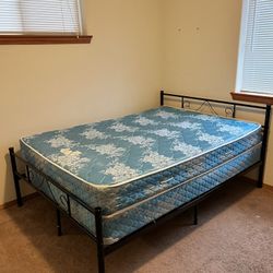 queen size mattress with box frame 