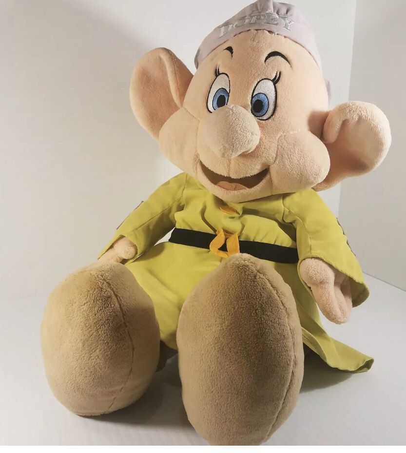 LARGE 26" Dopey Dwarf Disney Store Exclusive Stuffed Teddy Bear