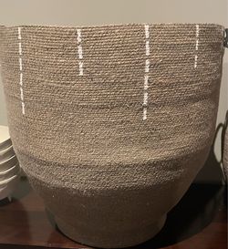 Large Woven Basket H 19 W 18