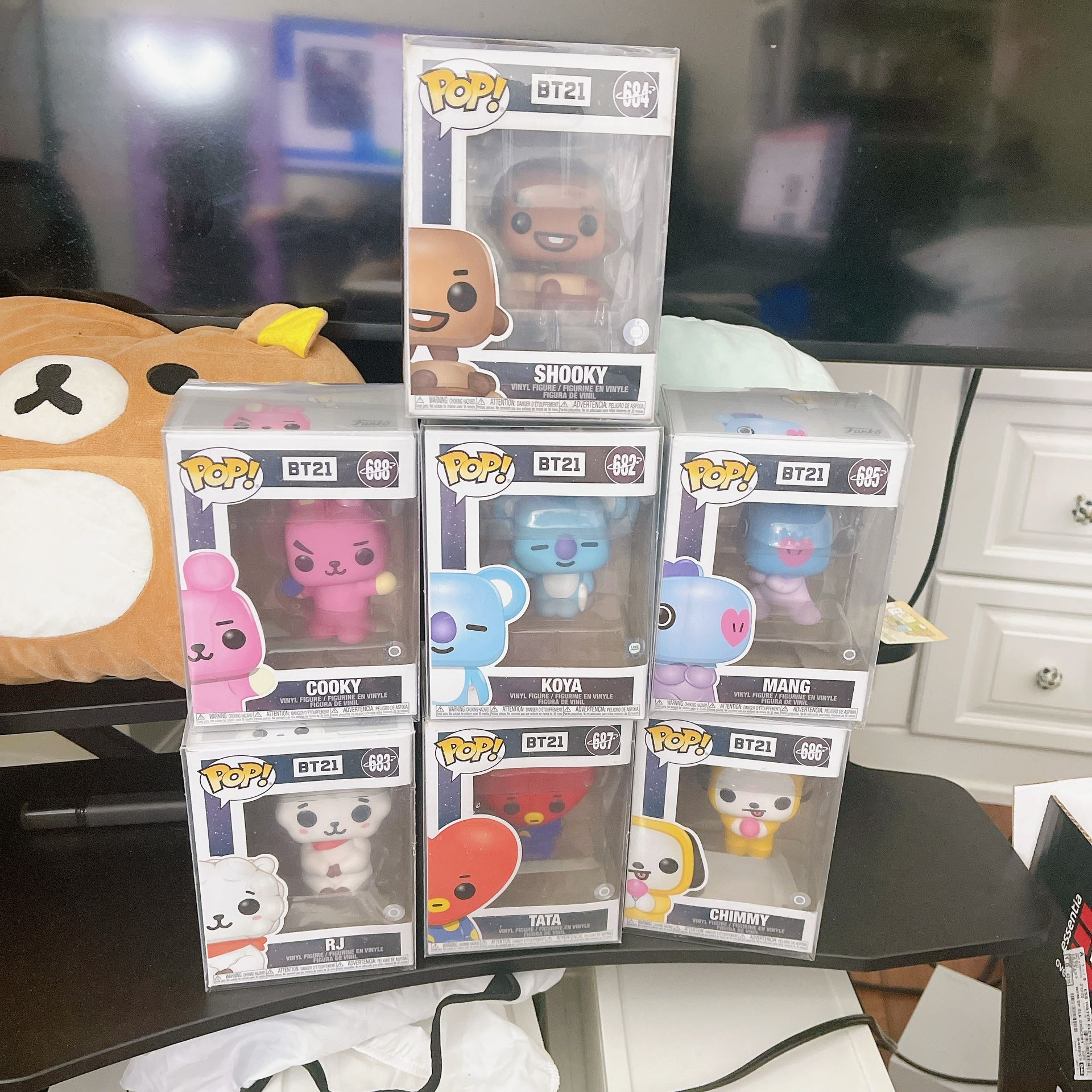 Full BT21 Funko Pop Set BTS