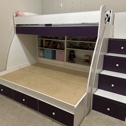 Twin Over Full Bunk Bed For Sale