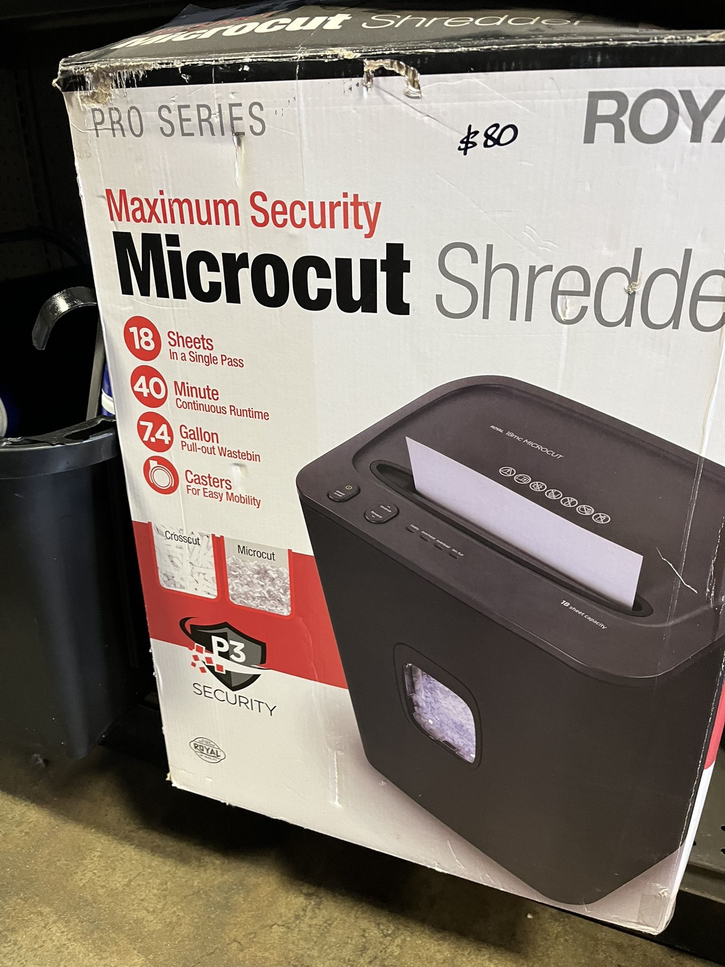 Royal 18 Sheet Microcut Shredder