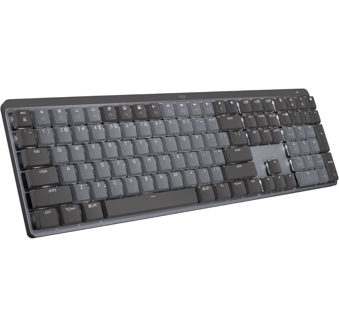 Logitech MX Mechanical Wireless Illuminated Performance Keyboard Tactile Quiet