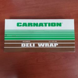 Carnation Wax Paper Sandwiches Etc. Deli Wrap