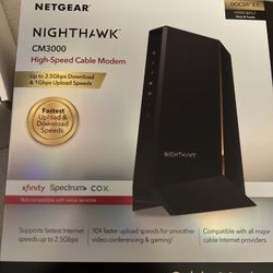 Netgear Nighthawk CM3000 High-Speed Cable Modem