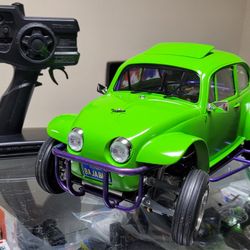 One of a Kind Built Tamiya 1/10 Sand Scorcher + Aluminum + Metal Upgrade Part