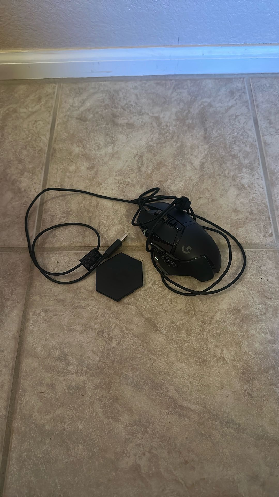Logitech Wired G502 Mouse With Weights