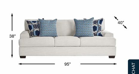 Rooms To Go White Couch
