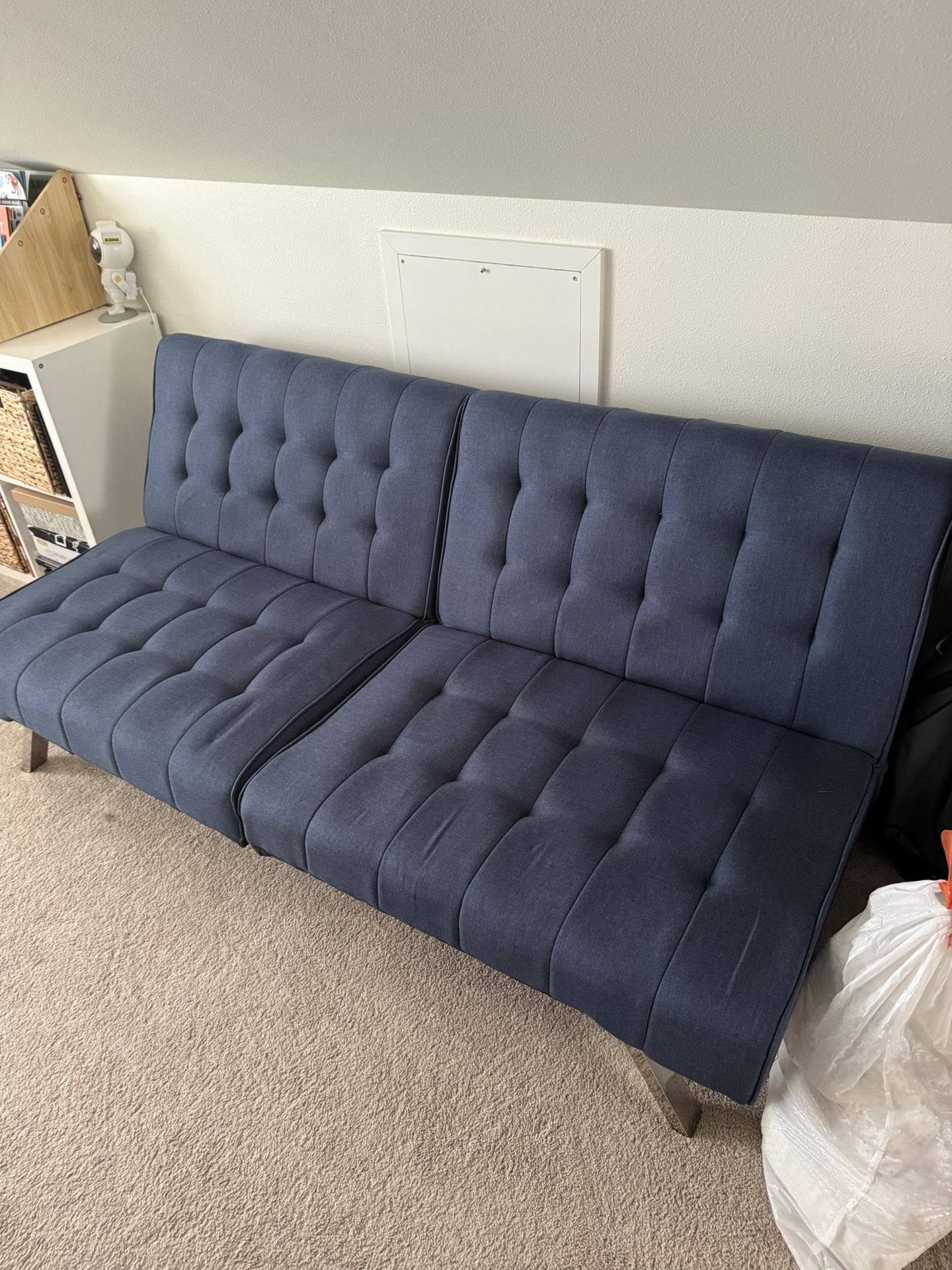 Sofa bed - Futon Navy Blue