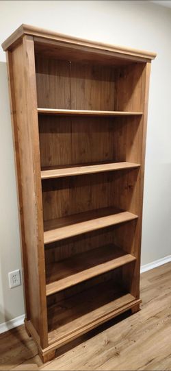 Wider size Bookcase  brown, walnut effect