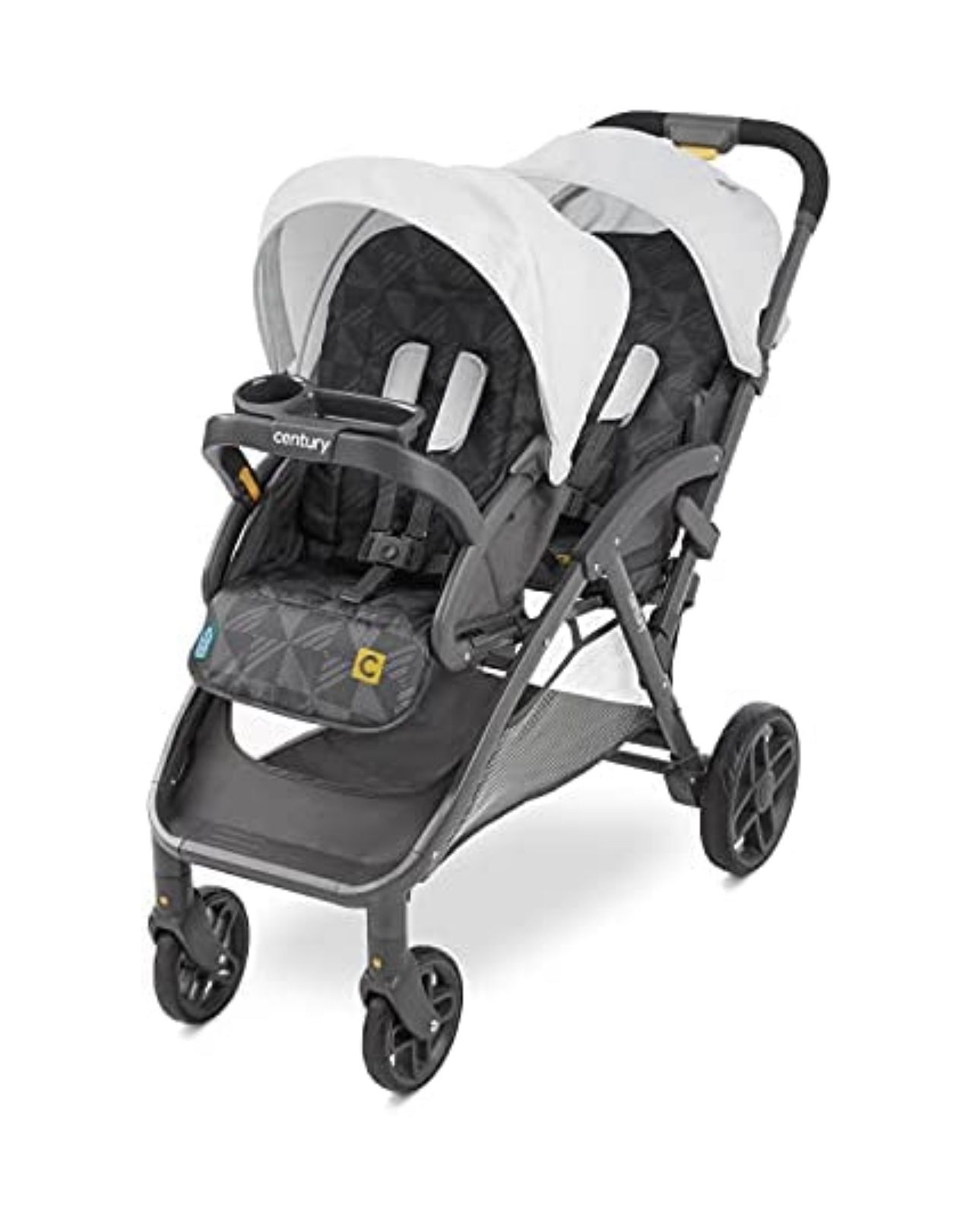 Century Stroll On Duo Lightweight Double Stroller, Metro