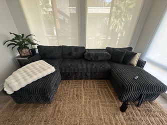 Sleeper couch grey