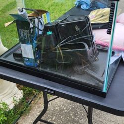 Complete Fish Tank!  Needs Only Fish And Gravel!  High Speed And Silent Filter.  $45.