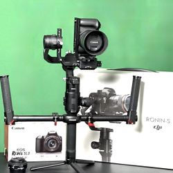 Canon Rebel SL3 4K 50MM/DJI Ronin-S Gimbal Package