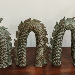 Solid Resin Mystical Dragon,10 in Tall x 20 in Large. 